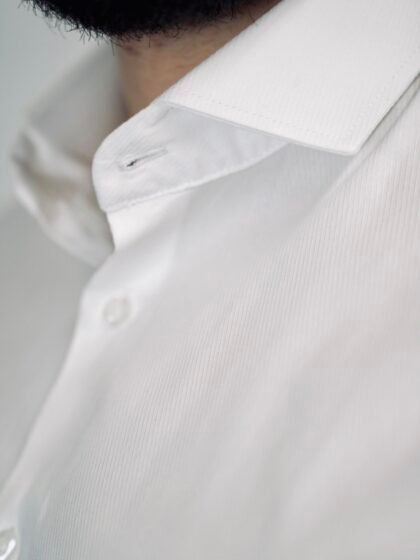 Camisa Social Fio 100 (algodão egípcio) Branca